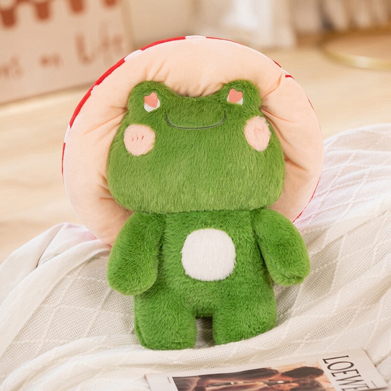 Cute Soft Mushroom Frog Plush Toys