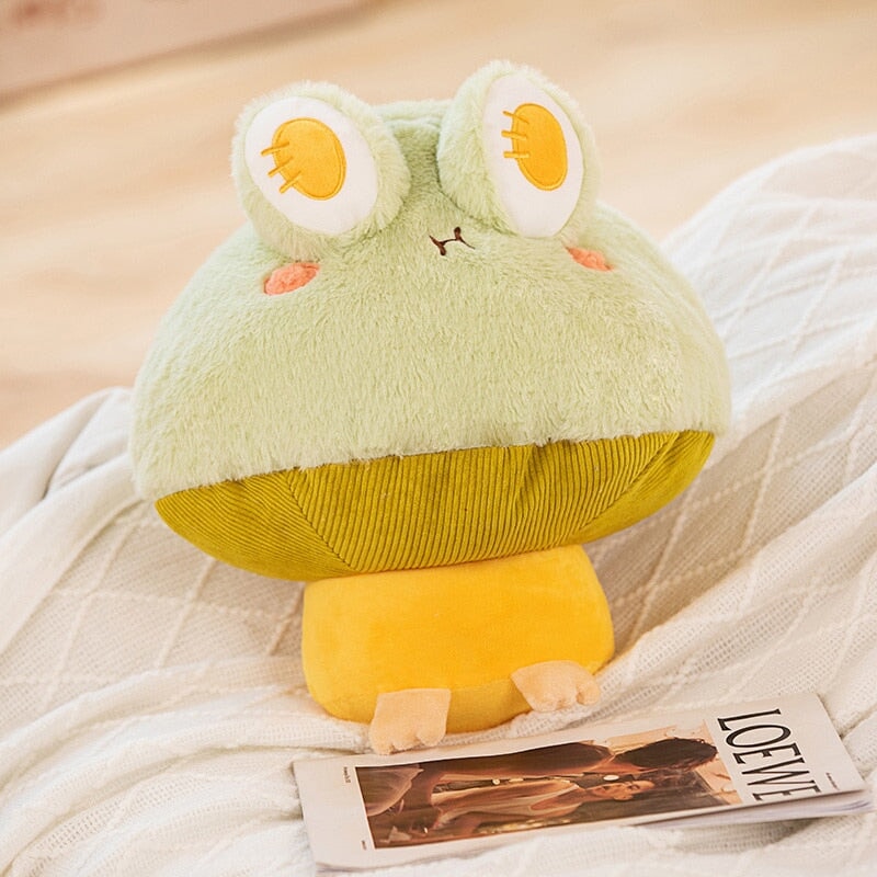 Cute Soft Mushroom Frog Plush Toys