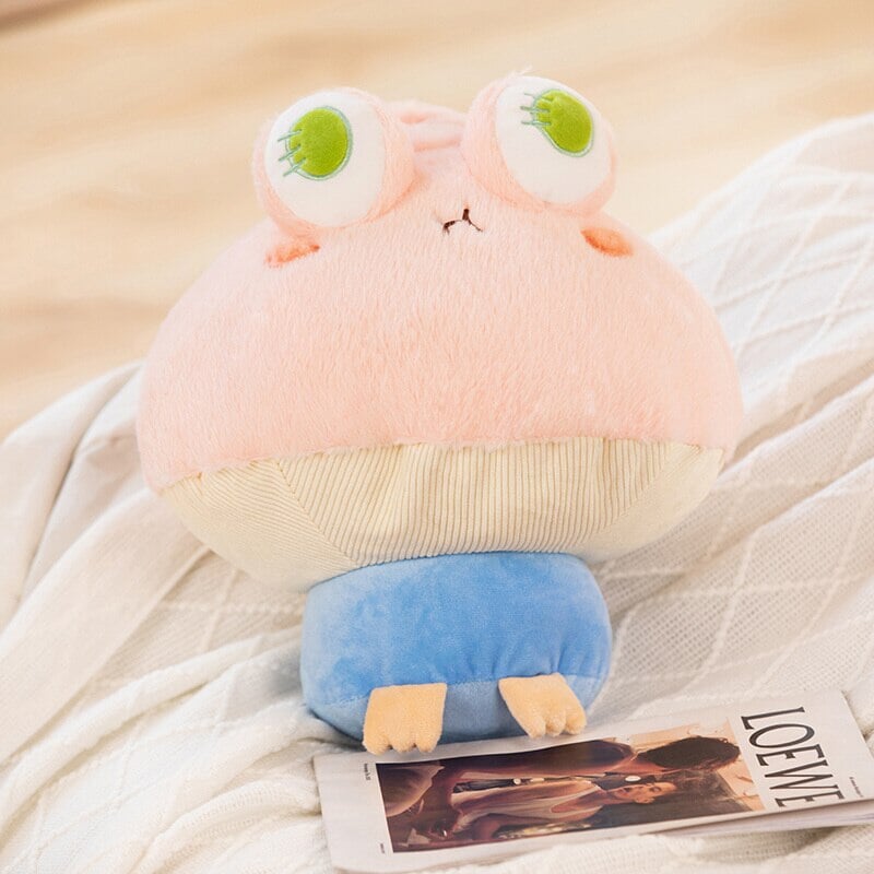 Cute Soft Mushroom Frog Plush Toys