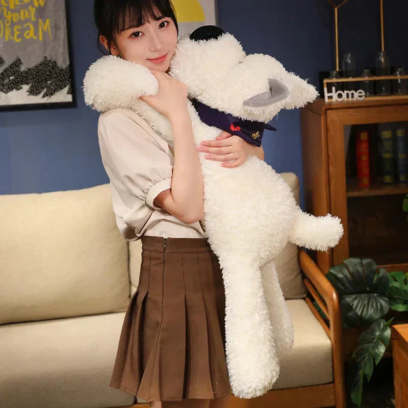 Cute White Westie Soft Plush Toy