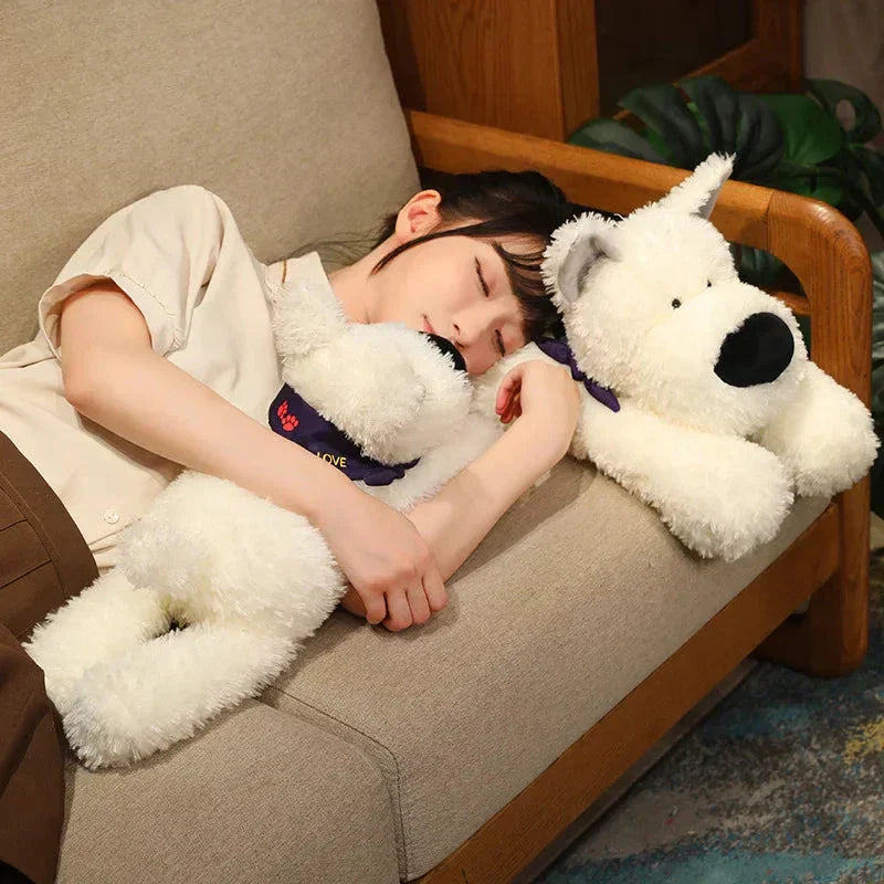 Cute White Westie Soft Plush Toy