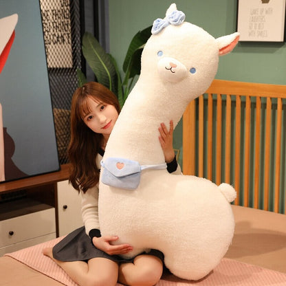 Cute Soft Alpaca White Plush Toy