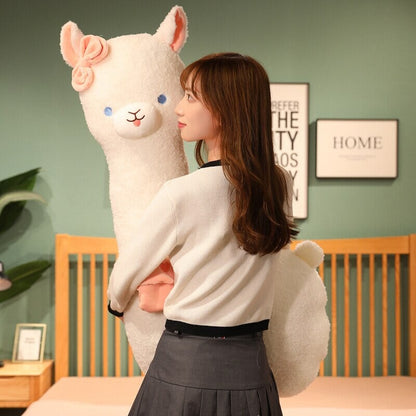 Cute Soft Alpaca White Plush Toy