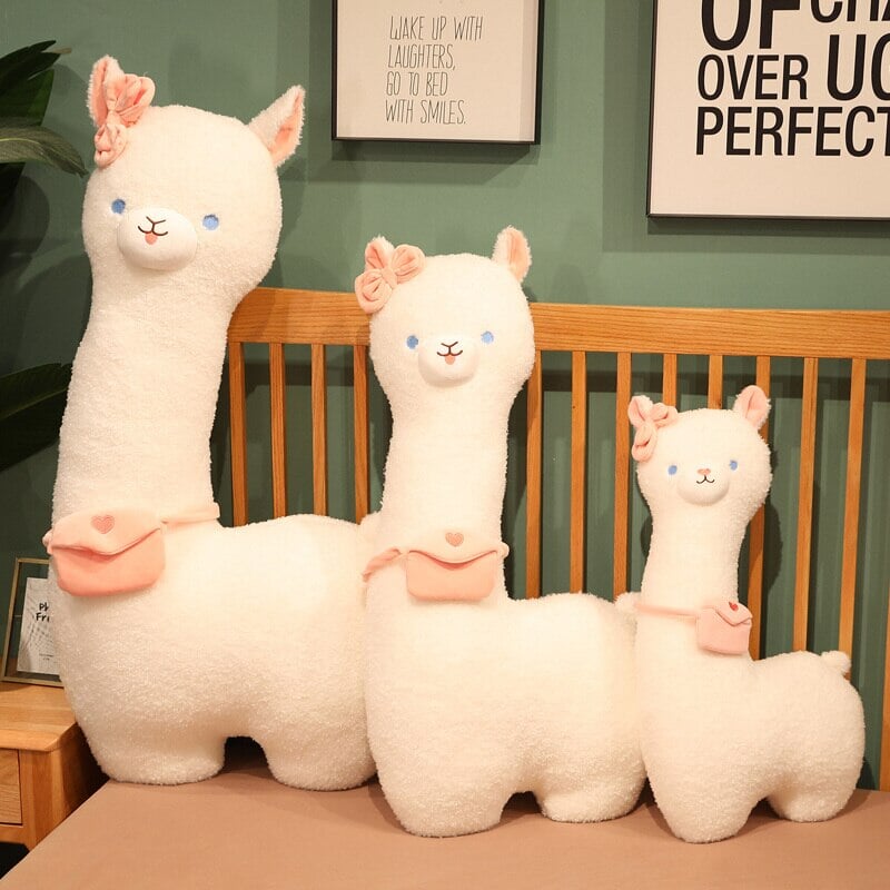 Cute Soft Alpaca White Plush Toy