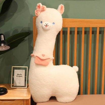Cute Soft Alpaca White Plush Toy