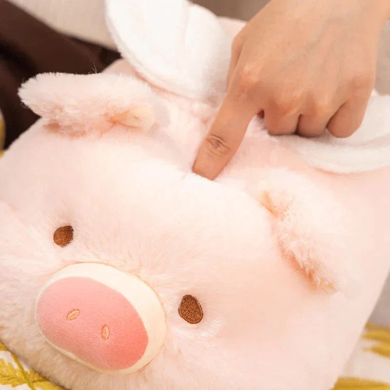 Cute Angel Pig Soft Toy
