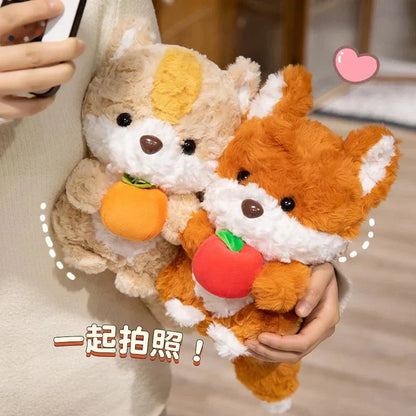 Cute Fox Squirrel Soft Plush Toys