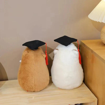 Cute Capybara Soft Graduation Toys