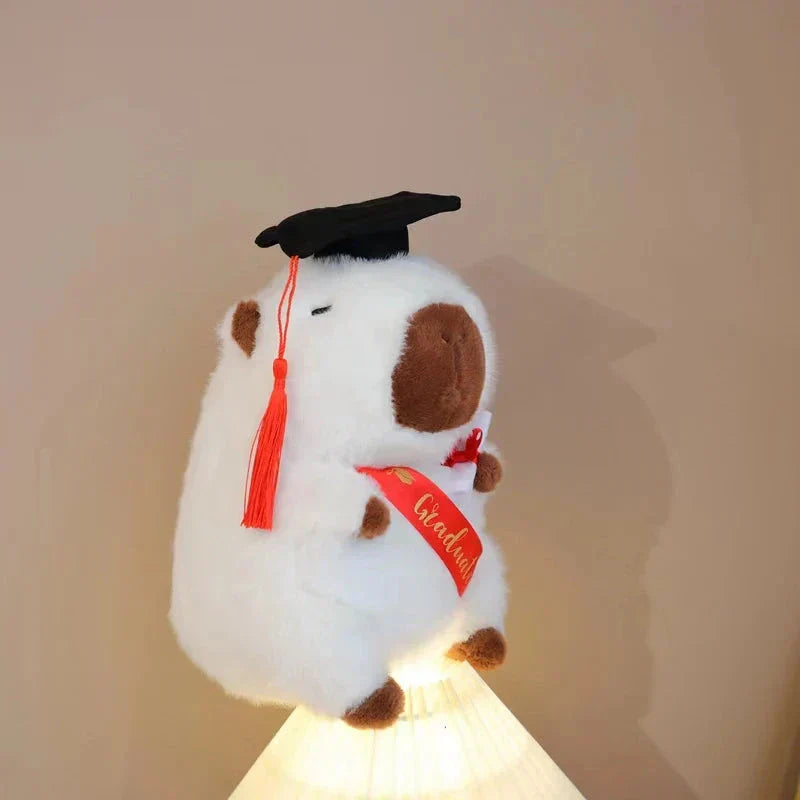 Cute Capybara Soft Graduation Toys