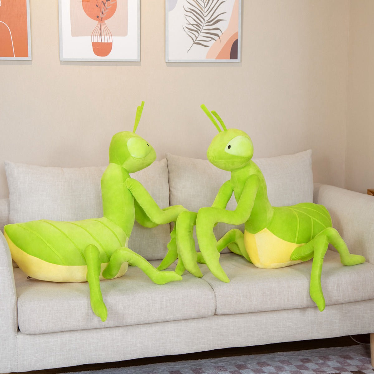 Cute Green Mantis Soft Toy