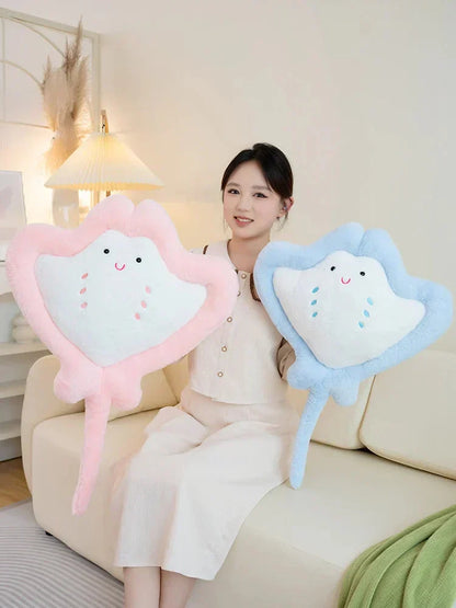Adorable Soft Pink Stingray Plush Toys