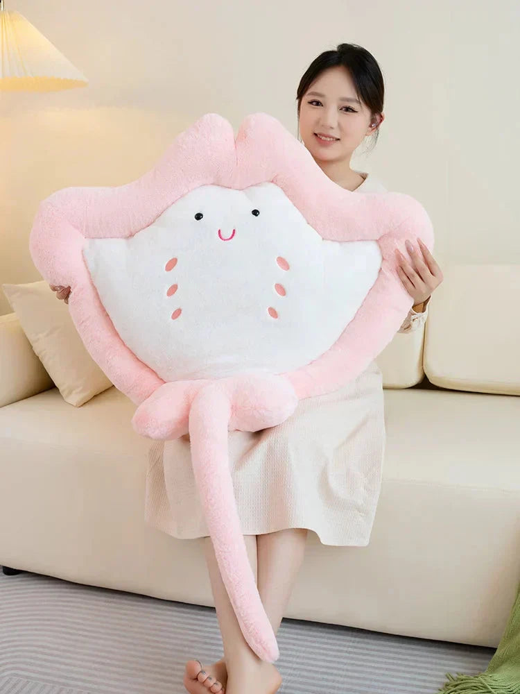 Adorable Soft Pink Stingray Plush Toys