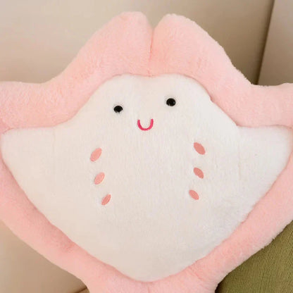 Adorable Soft Pink Stingray Plush Toys