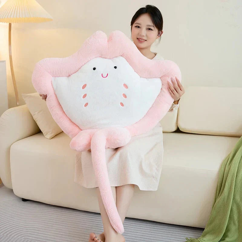 Adorable Soft Pink Stingray Plush Toys