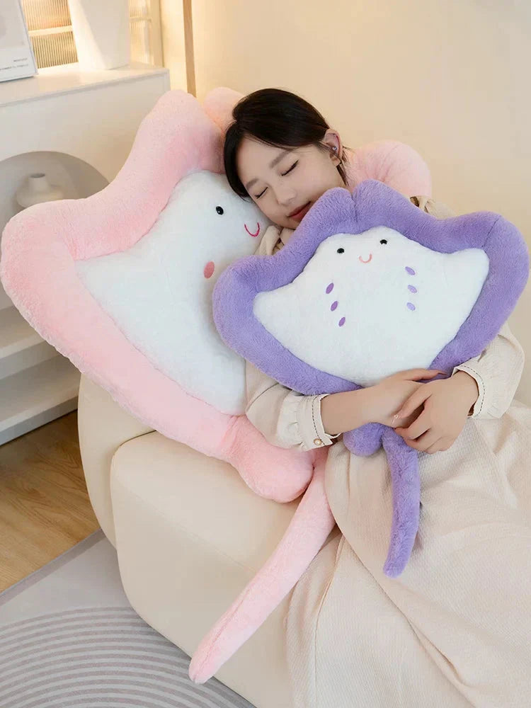 Adorable Soft Pink Stingray Plush Toys