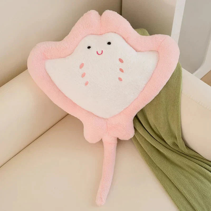 Adorable Soft Pink Stingray Plush Toys