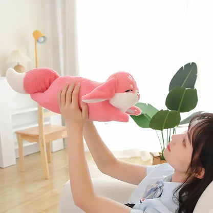 Cute Pink Fox Cherry Blossom Toy