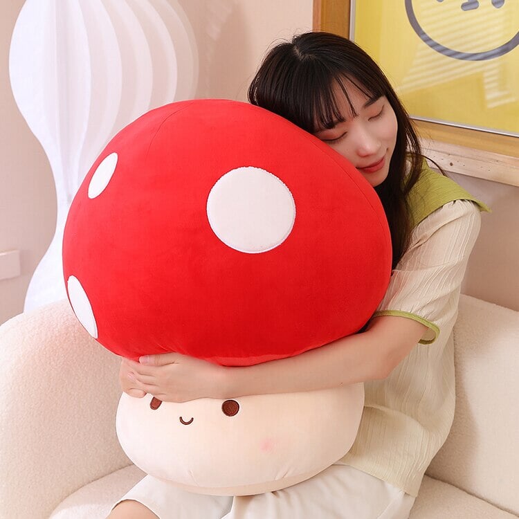 Cute Mushroom Soft Toy Family Set