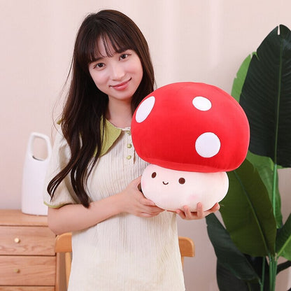 Cute Mushroom Soft Toy Family Set