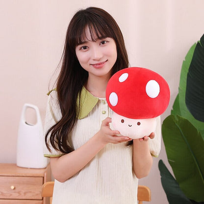 Cute Mushroom Soft Toy Family Set