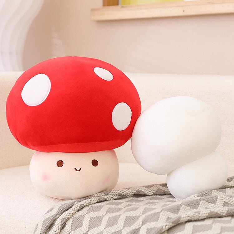 Cute Mushroom Soft Toy Family Set