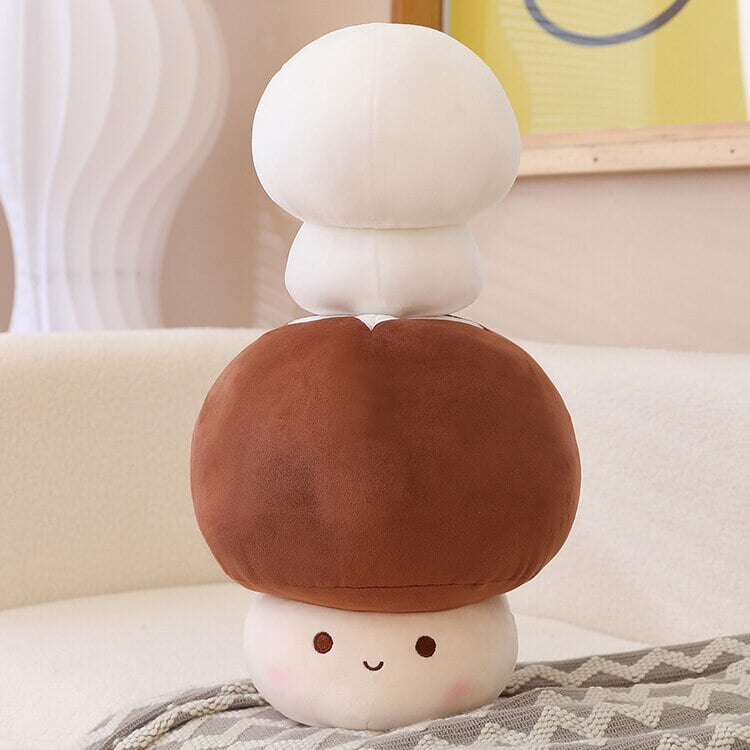 Cute Mushroom Soft Toy Family Set