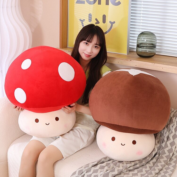 Cute Mushroom Soft Toy Family Set