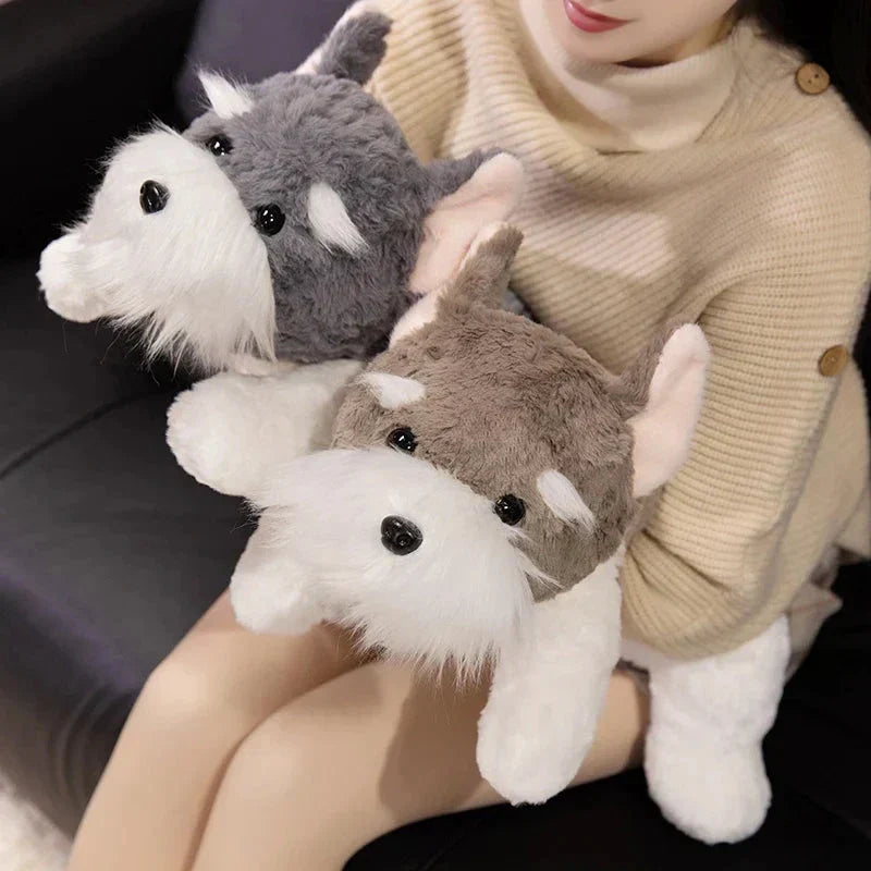 Cute Schnauzer Dog Soft Toys