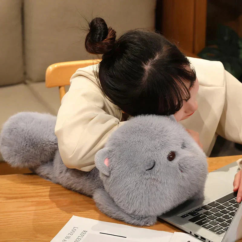 Adorable Plush Sleeping Kitty