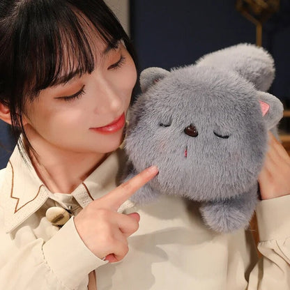 Adorable Plush Sleeping Kitty