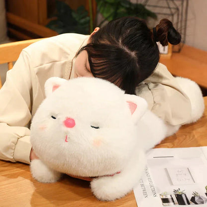 Adorable Plush Sleeping Kitty
