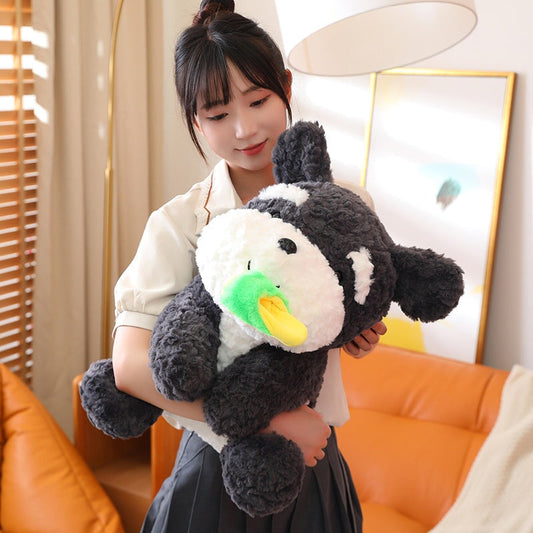 Cute Black Puppy Slipper Plush Toy - Befez