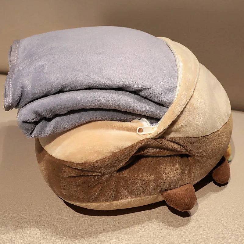 Adorable Animal Capybara Soft Cushion Pillows With Throw