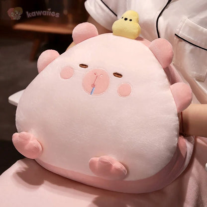 Adorable Animal Capybara Soft Cushion Pillows With Throw