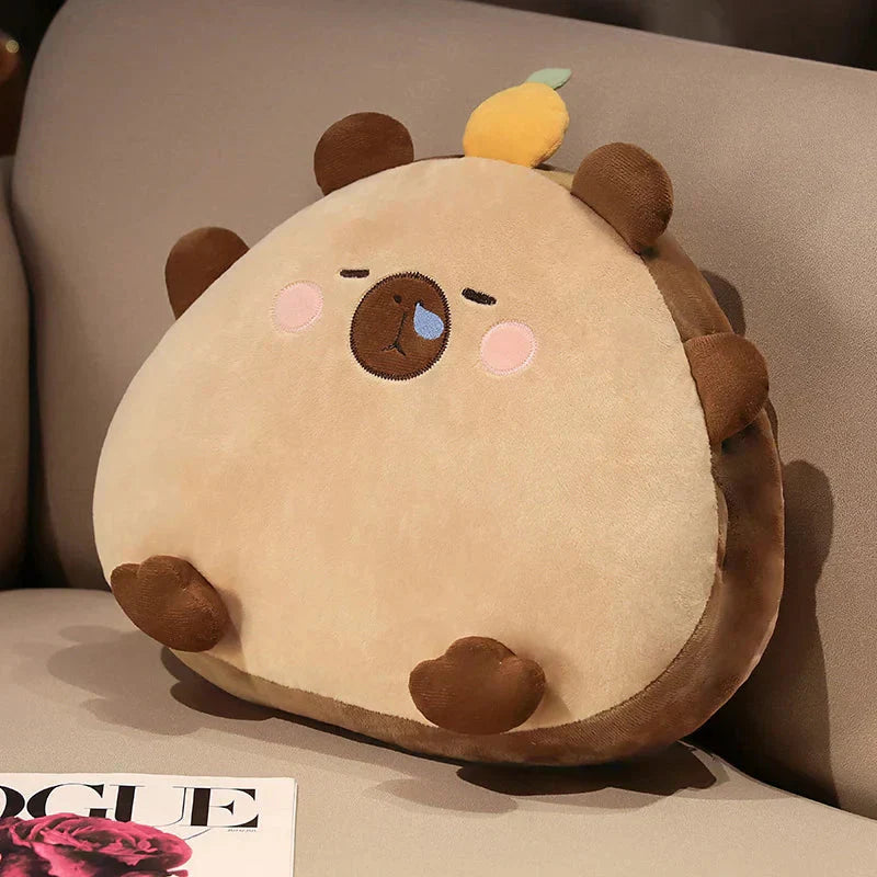 Adorable Animal Capybara Soft Cushion Pillows With Throw - Befez