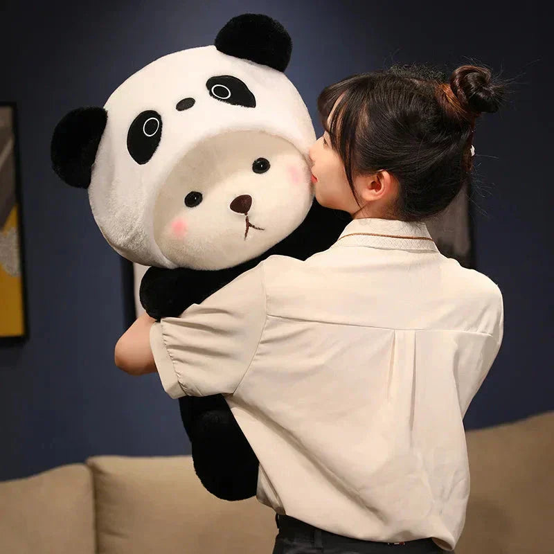 Cute White Teddy Bear Plush Costume