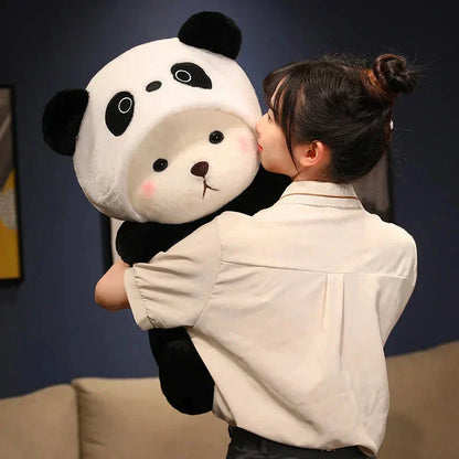 Cute White Teddy Bear Plush Costume