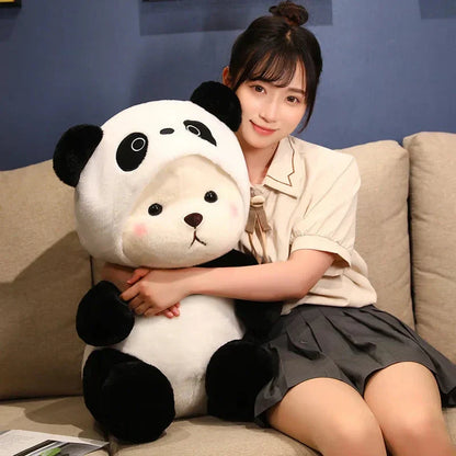 Cute White Teddy Bear Plush Costume