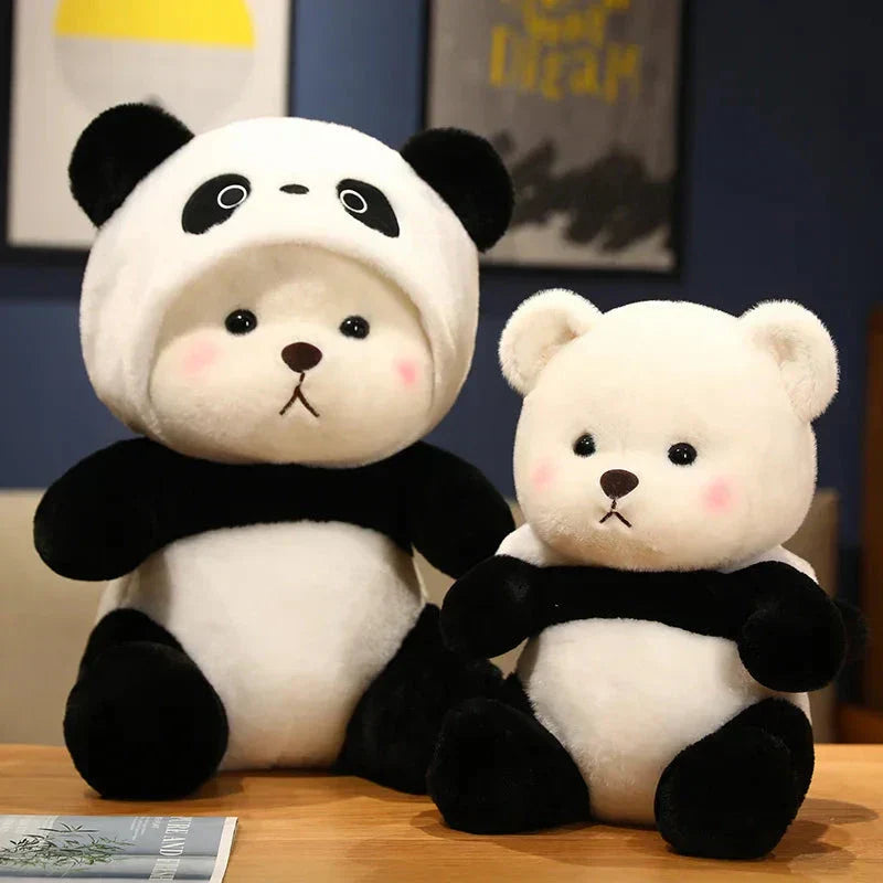 Cute White Teddy Bear Plush Costume