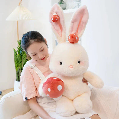 Cute White Bunny Soft Toy - Befez