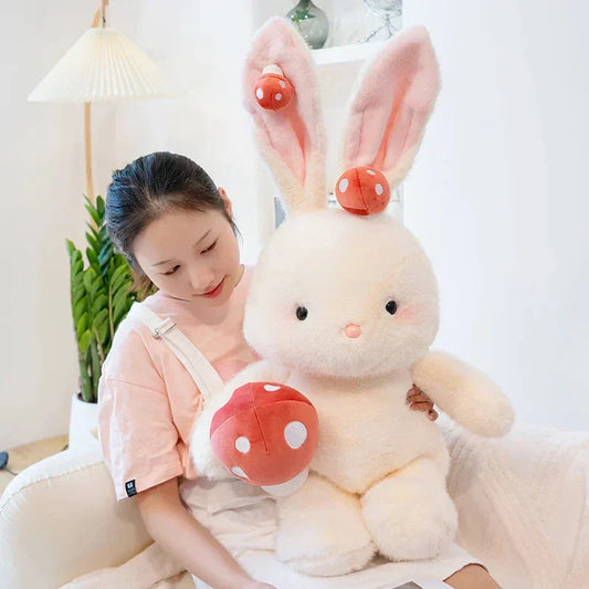 Cute White Bunny Soft Toy - Befez