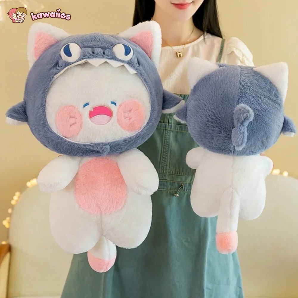 Adorable Cat Shark Beanie Toy