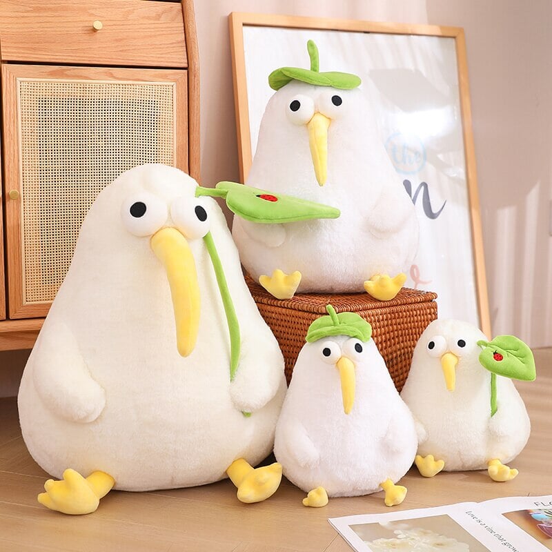 Cute White Kiwi Plush Toy