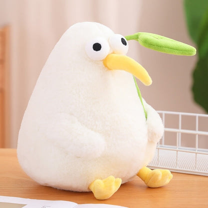 Cute White Kiwi Plush Toy