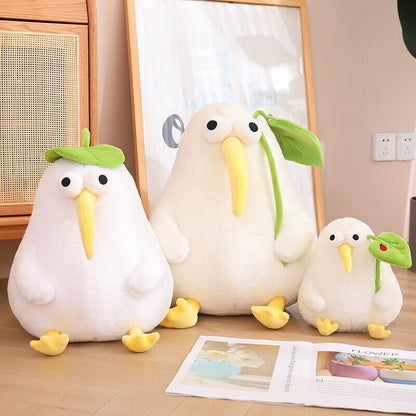 Cute White Kiwi Plush Toy