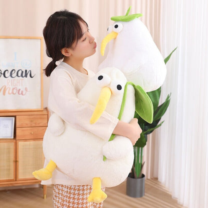 Cute White Kiwi Plush Toy
