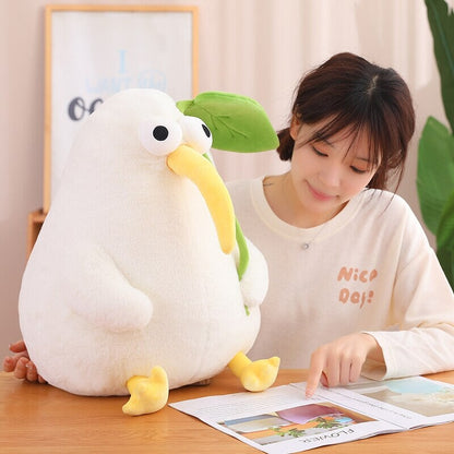 Cute White Kiwi Plush Toy