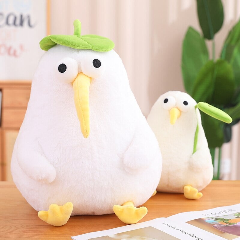 Cute White Kiwi Plush Toy