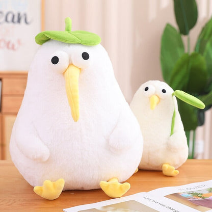 Cute White Kiwi Plush Toy