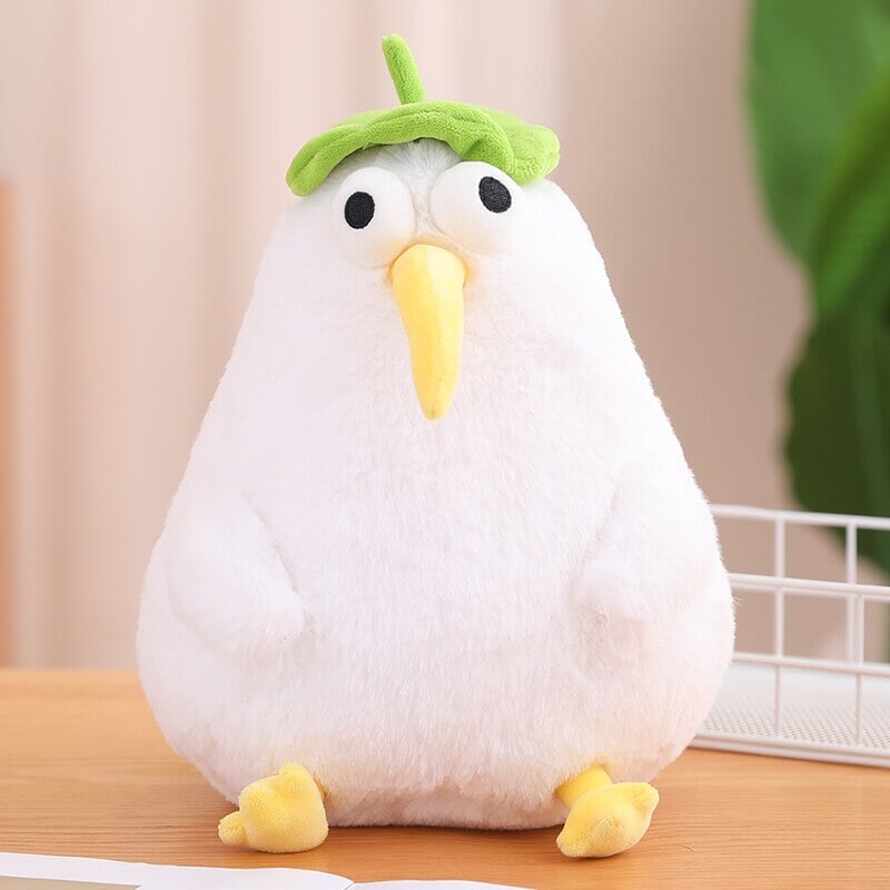 Cute White Kiwi Plush Toy